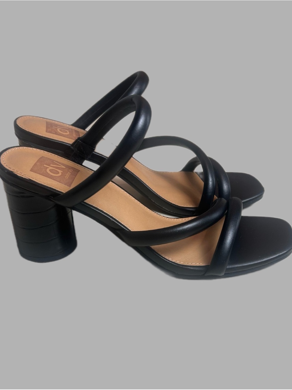 Dolce Vita Black Block Heels